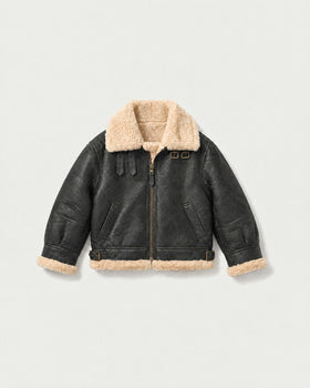 Aviator Jacket - Black - Boy