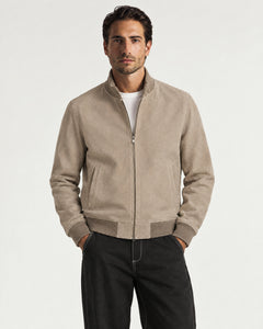 Blouson Faux Suede - Taupe - Adulte