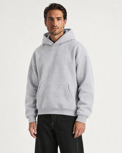 Hoodie épais - Gris chiné - Adulte