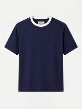 Alex Contrast Collar Tee - Adult