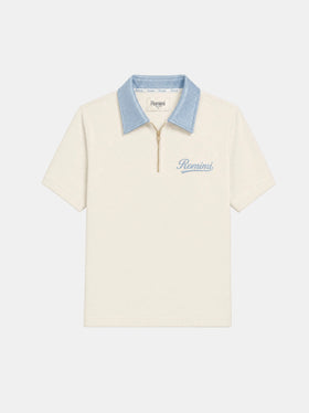 Polo Adam Sport - Crème/Ciel - Adulte