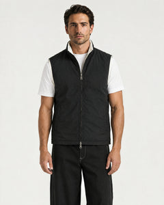 Gilet coupe-vent réversible - Noir - Adulte