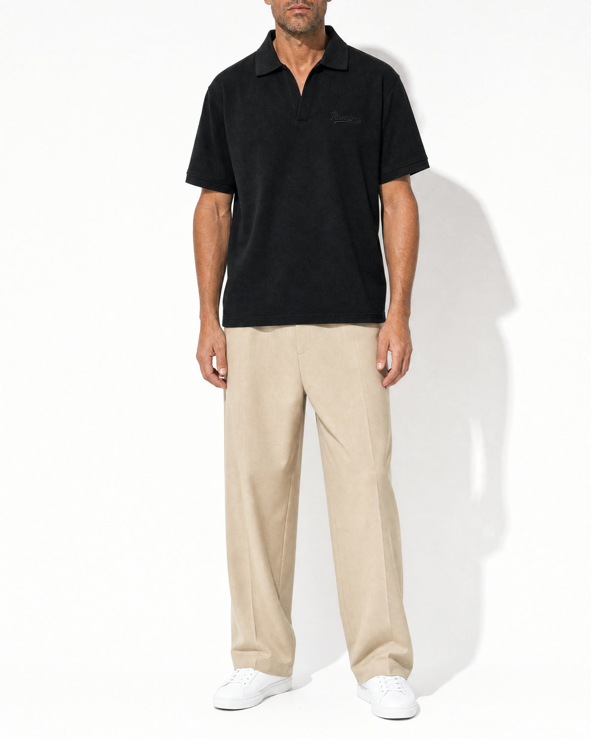 Laurent Classic Ribbed Polo - Adult