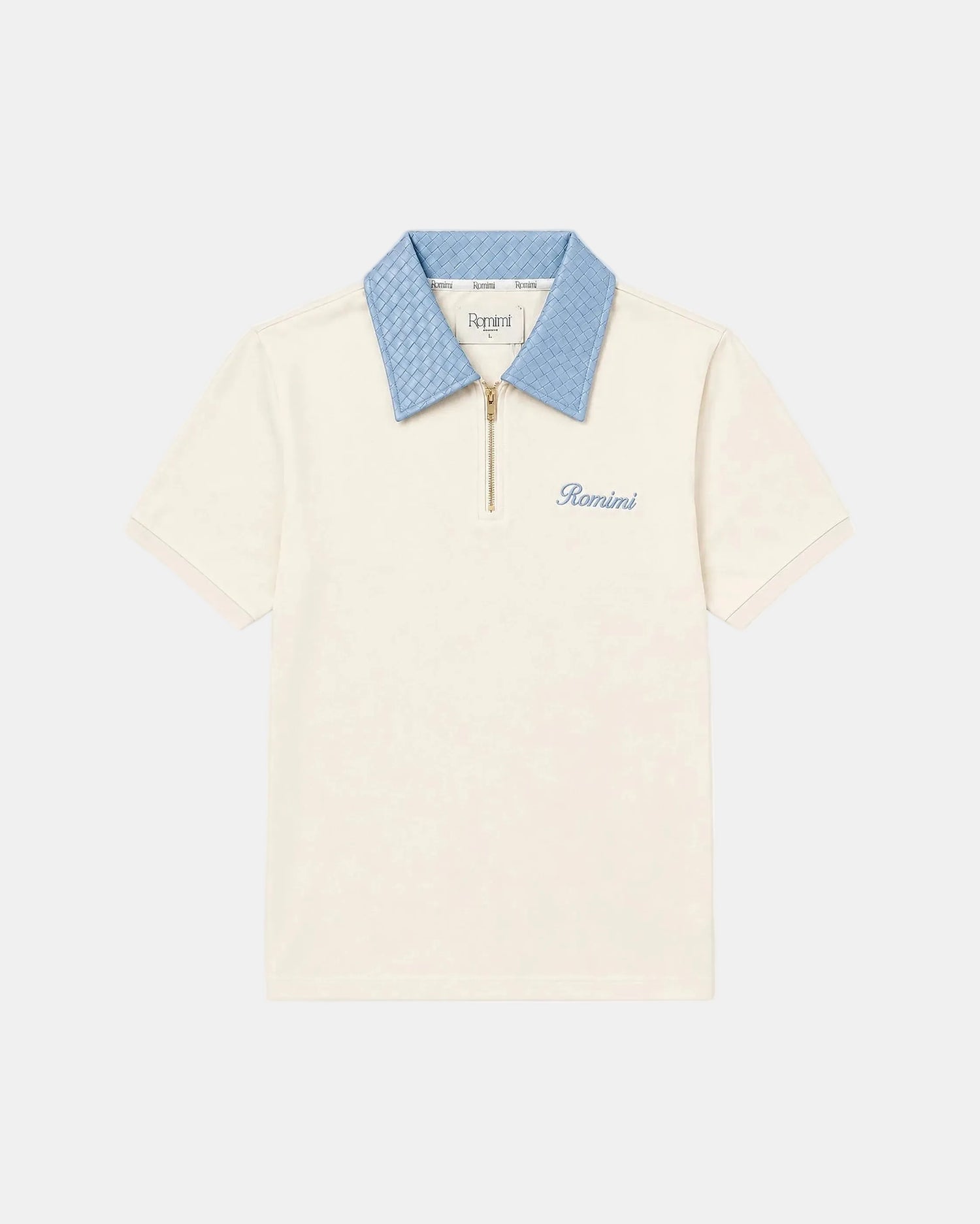 Adam Sport Polo - Cream/Sky - Erwachsene