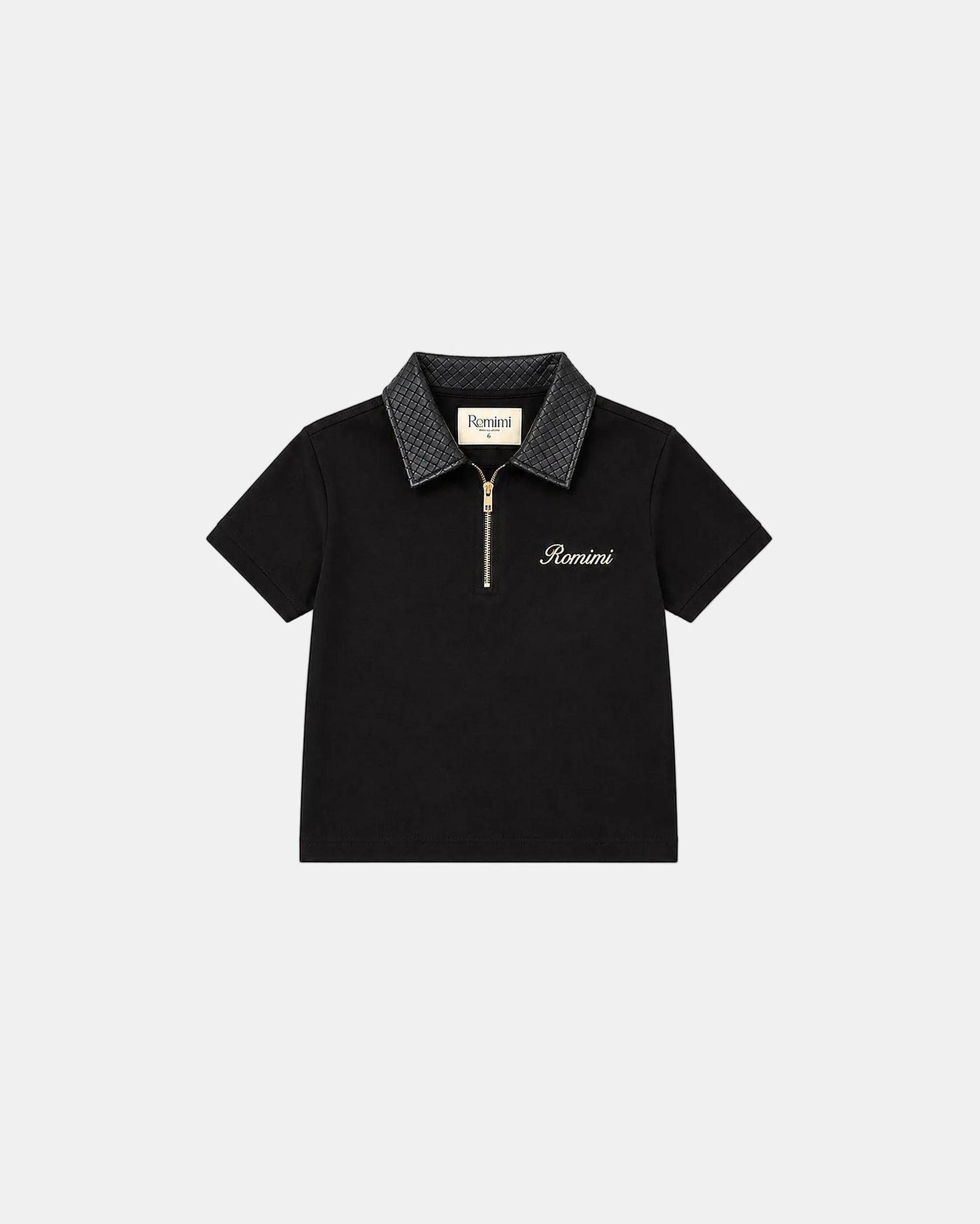 Adam Sport Poloshirt - Schwarz/Schwarz - Jungen