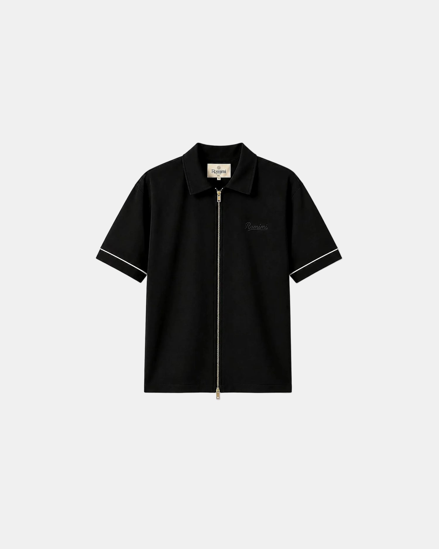 Paul Track Zip Top Schwarz - Erwachsene