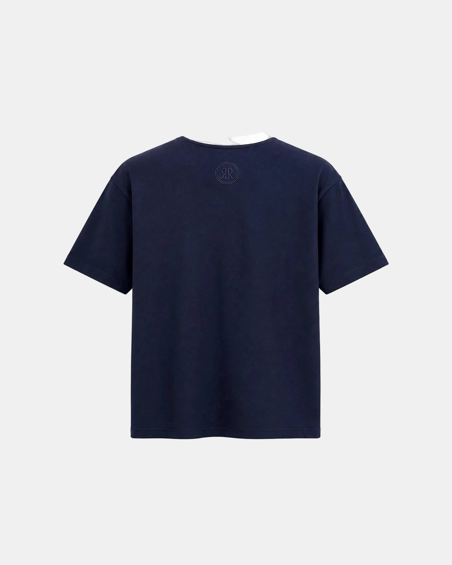 Alex Kontrastkragen-T-Shirt – Erwachsene