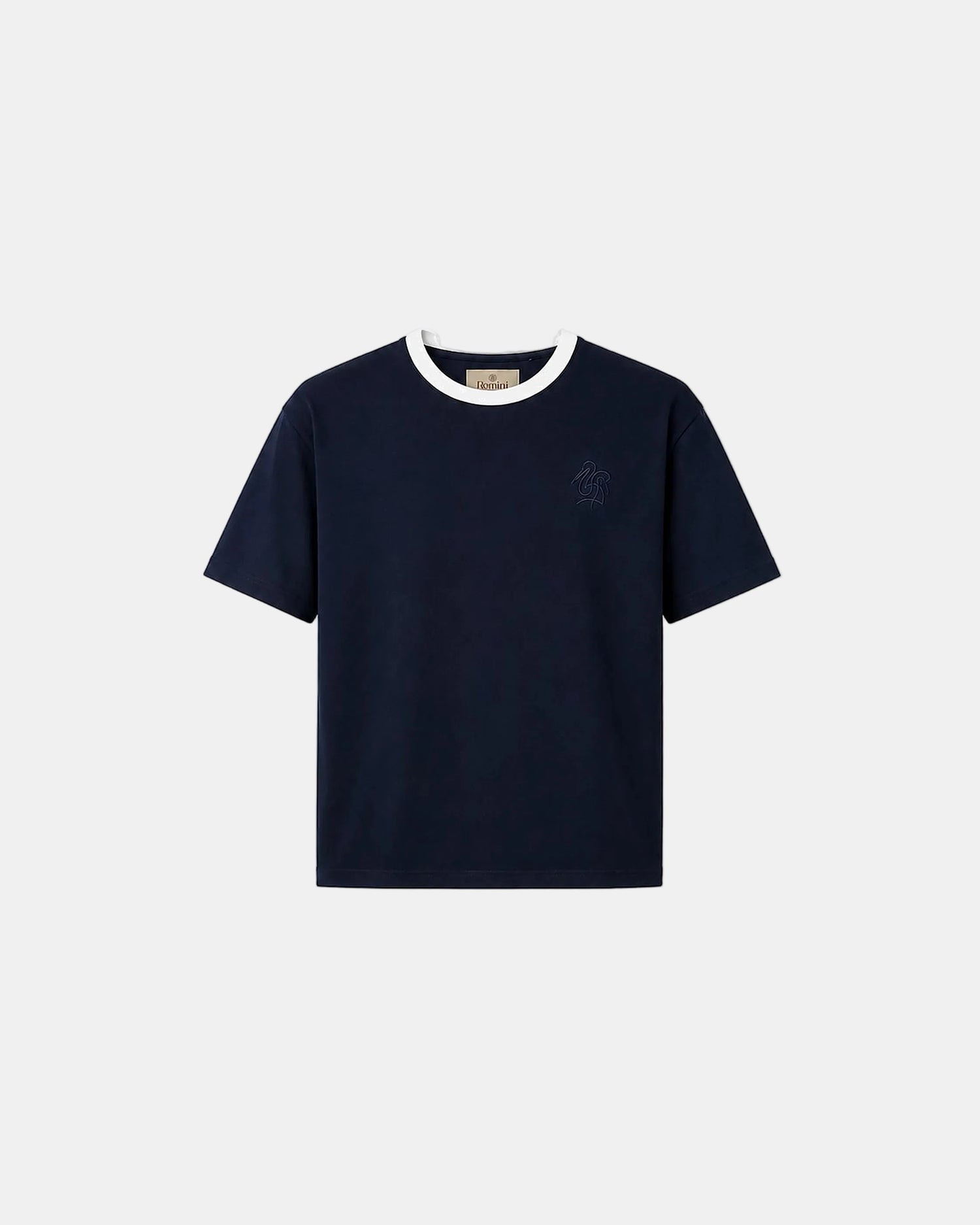 Alex Kontrastkragen-T-Shirt – Erwachsene
