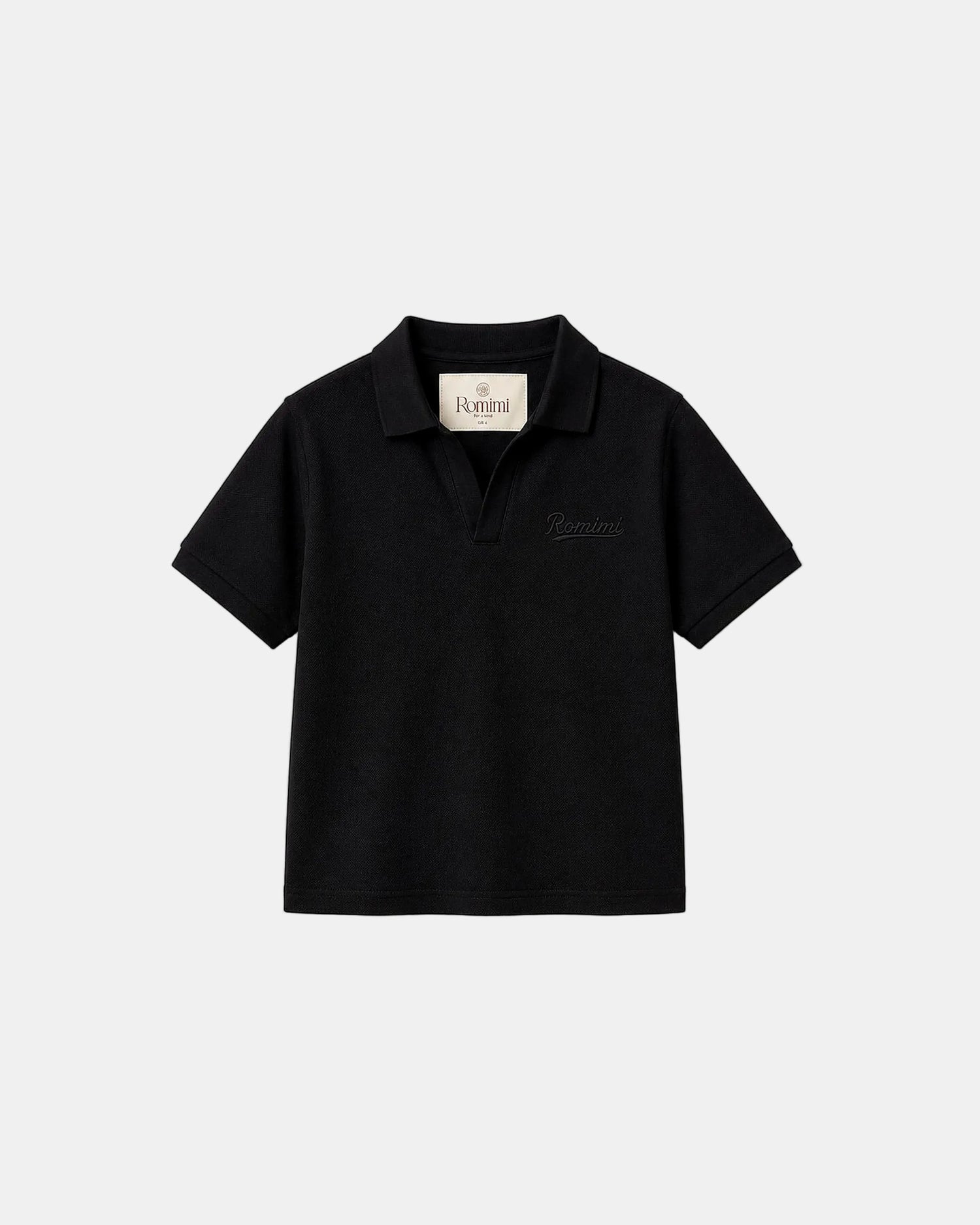 Laurent Klassisches geripptes Polohemd – Jungen