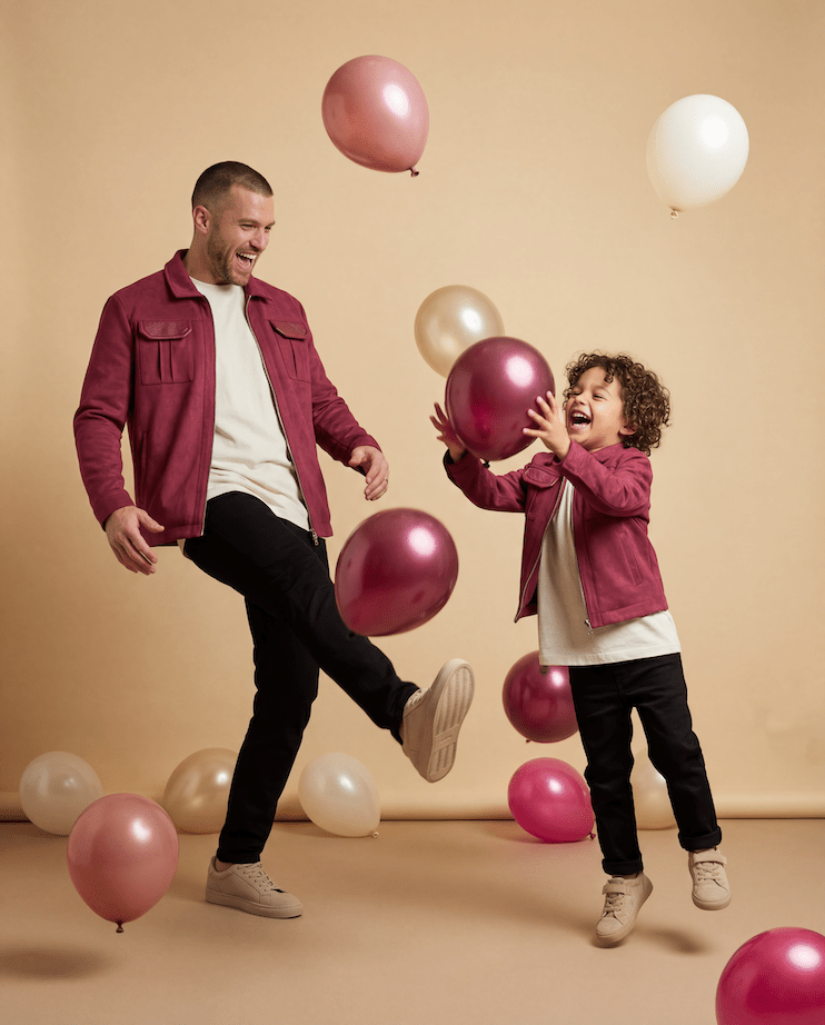 Atelier Suede Jacket - Adult - romimi - matching outfits romimi