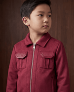 Atelier Suede Jacket - Boy - romimi - matching outfits romimi