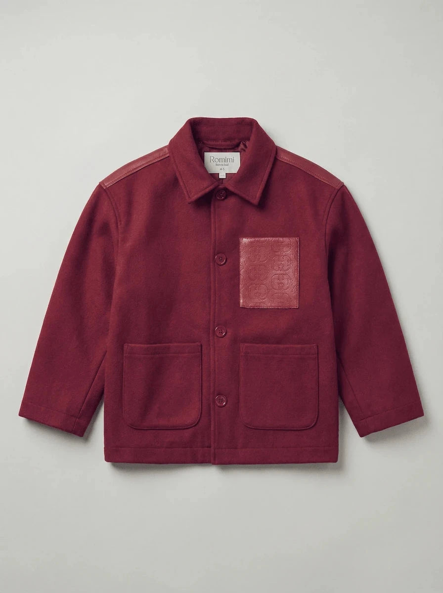 Atelier Wool Overshirt - Boy - romimi - matching outfits romimi