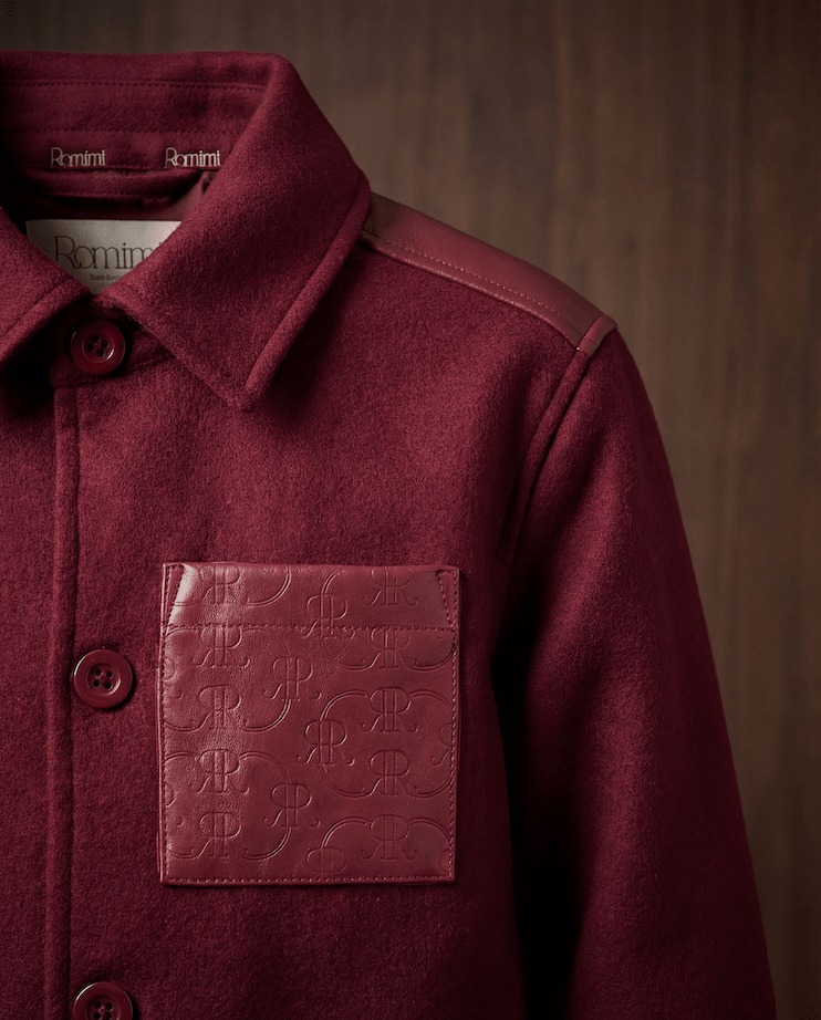 Atelier Wool Overshirt - Boy - romimi - matching outfits romimi