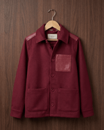 Atelier Wool Overshirt - Boy - romimi - matching outfits romimi