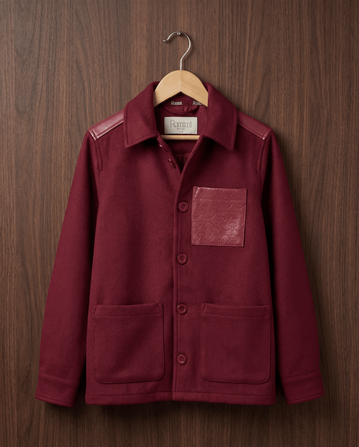 Atelier Wool Overshirt - Boy - romimi - matching outfits romimi