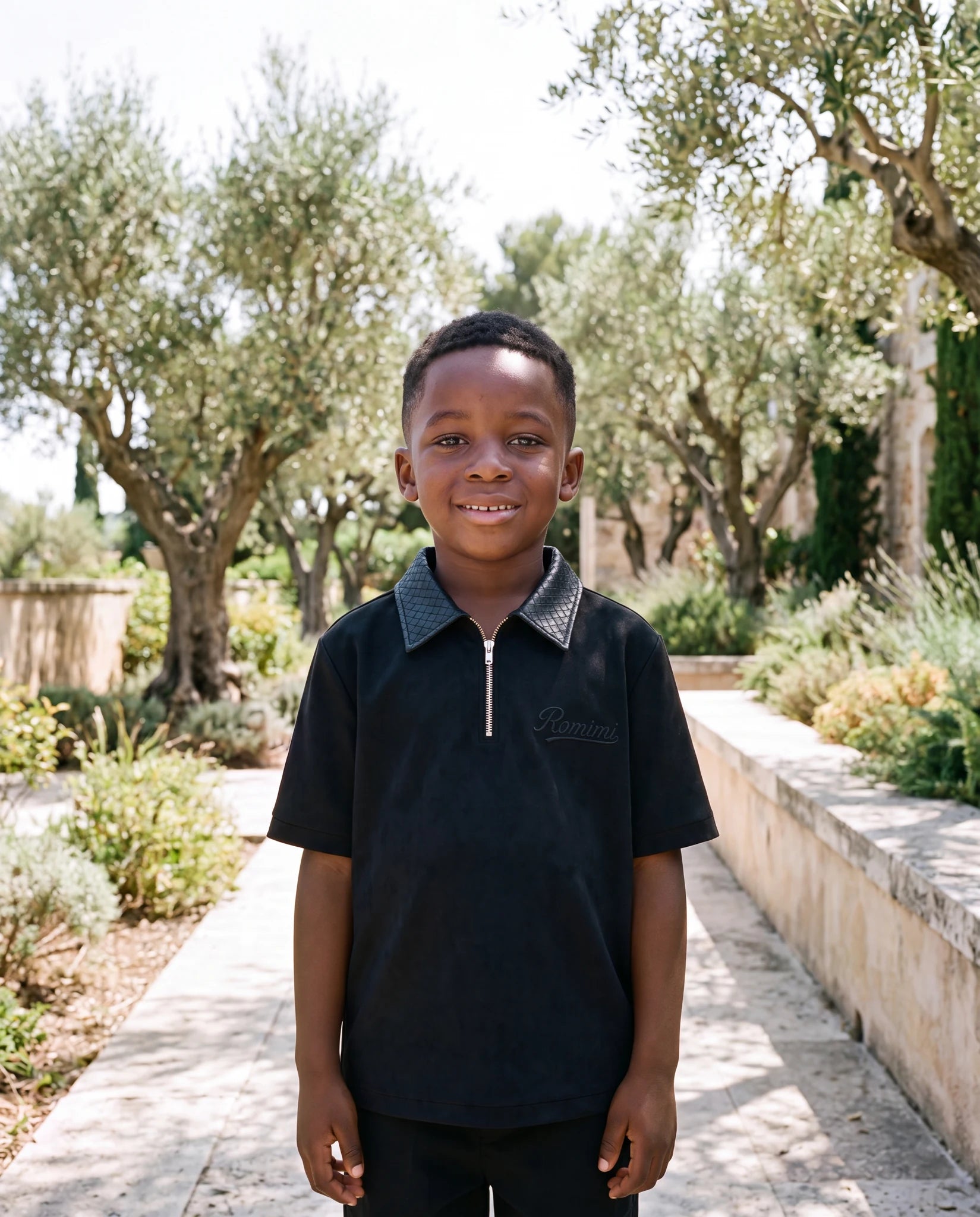 ROMIMI Adam Sport Polo black — boy