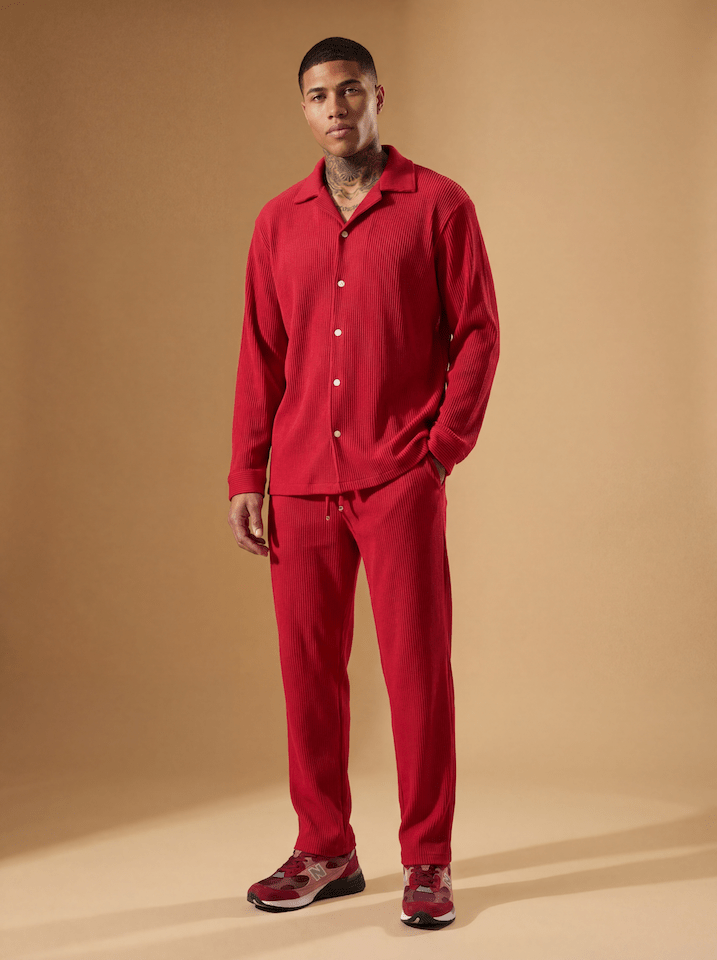 Christmas Eve Pleat Pant - Adult - romimi - matching outfits romimi