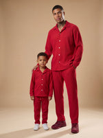 Christmas Eve Pleat Pant - Adult - romimi - matching outfits romimi