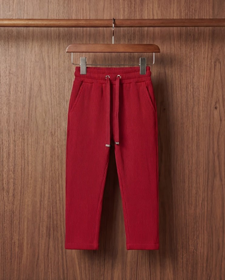 Christmas Eve Pleat Pant - Boy - romimi - matching outfits romimi