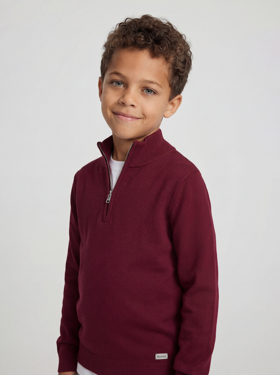 Merino Heritage Quarter-Zip - Boy