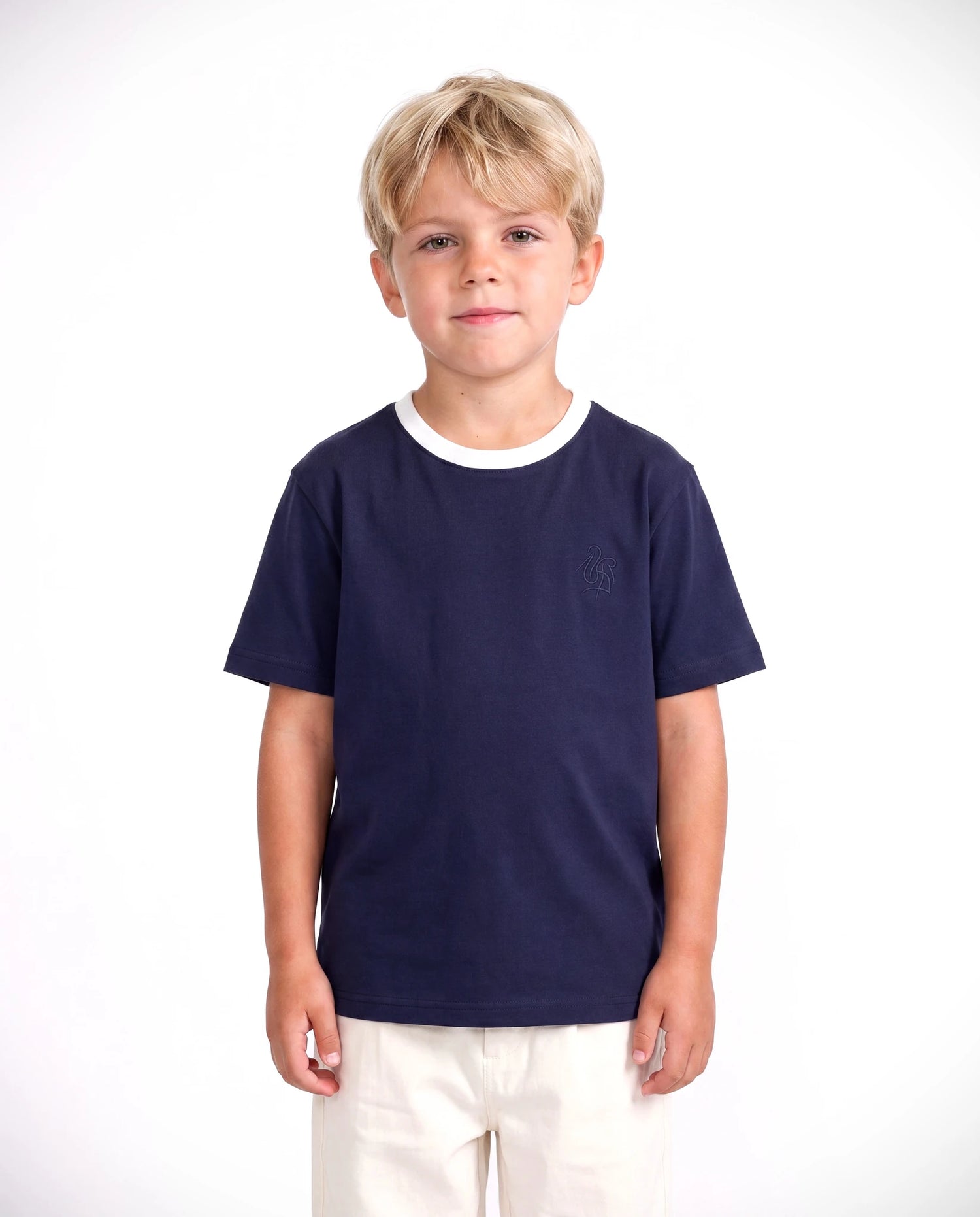 Alex Polo-T-Shirt mit Kontrastkragen – Junge