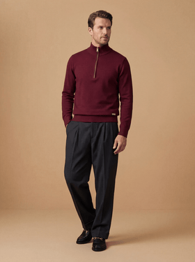 Merino Heritage Quarter-Zip - Adult