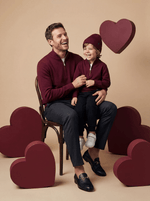 Merino Heritage Quarter - Zip - Adult - romimi - matching outfits romimi