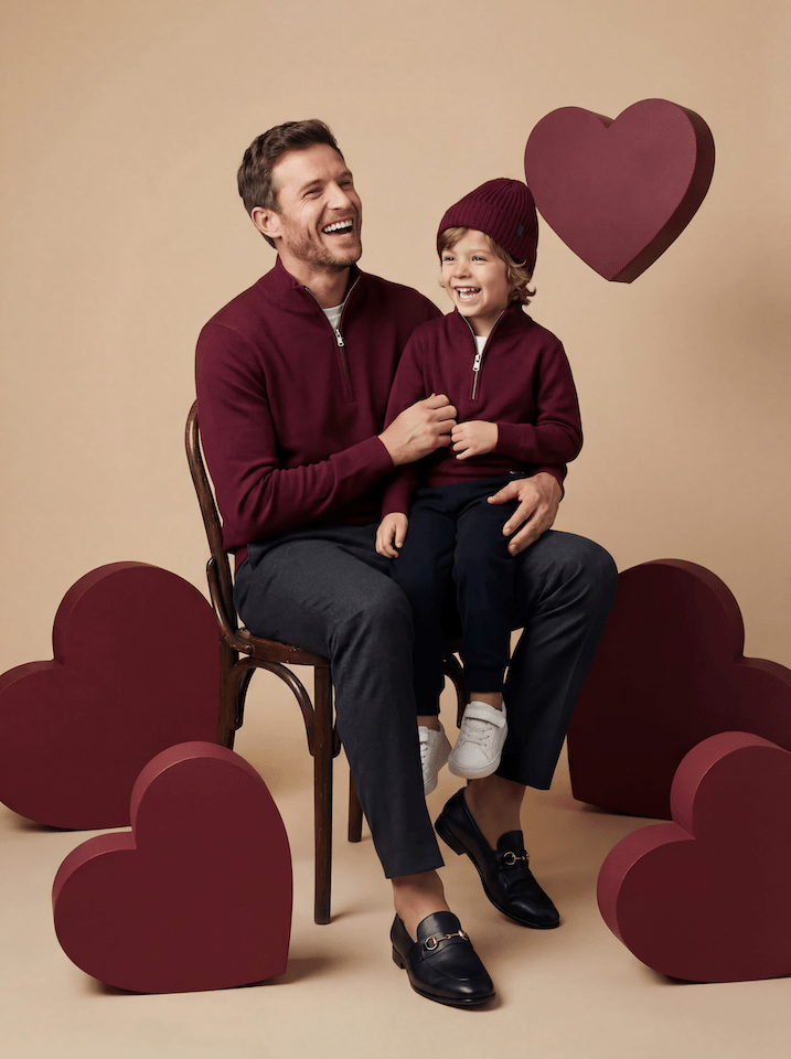 Merino Heritage Quarter - Zip - Adult - romimi - matching outfits romimi