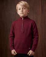 Merino Heritage Quarter - Zip - Boy - romimi - matching outfits romimi