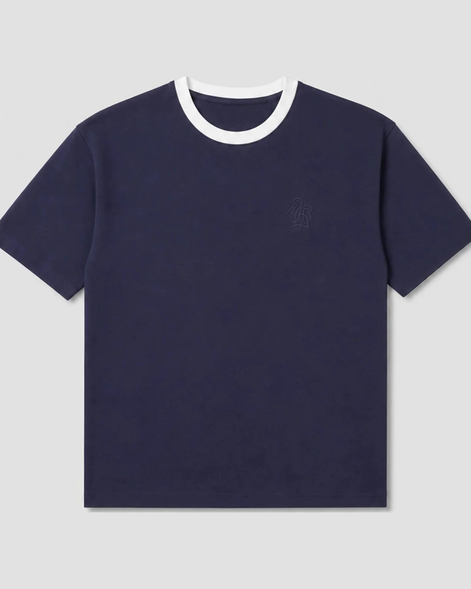 Alex Contrast Collar Tee - Adult — front