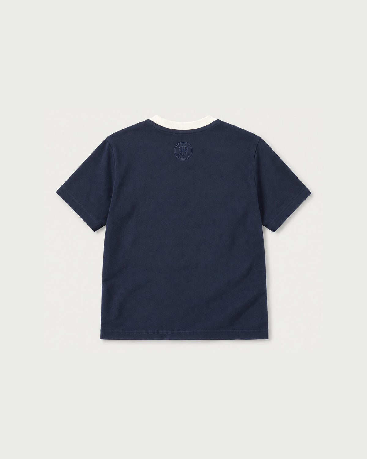 Romimi Alex Contrast Collar Tee for kids, back view