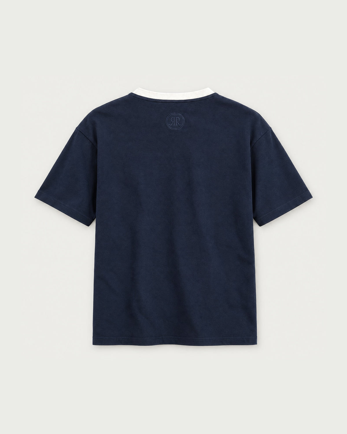 Romimi Alex Contrast Collar Tee, back view