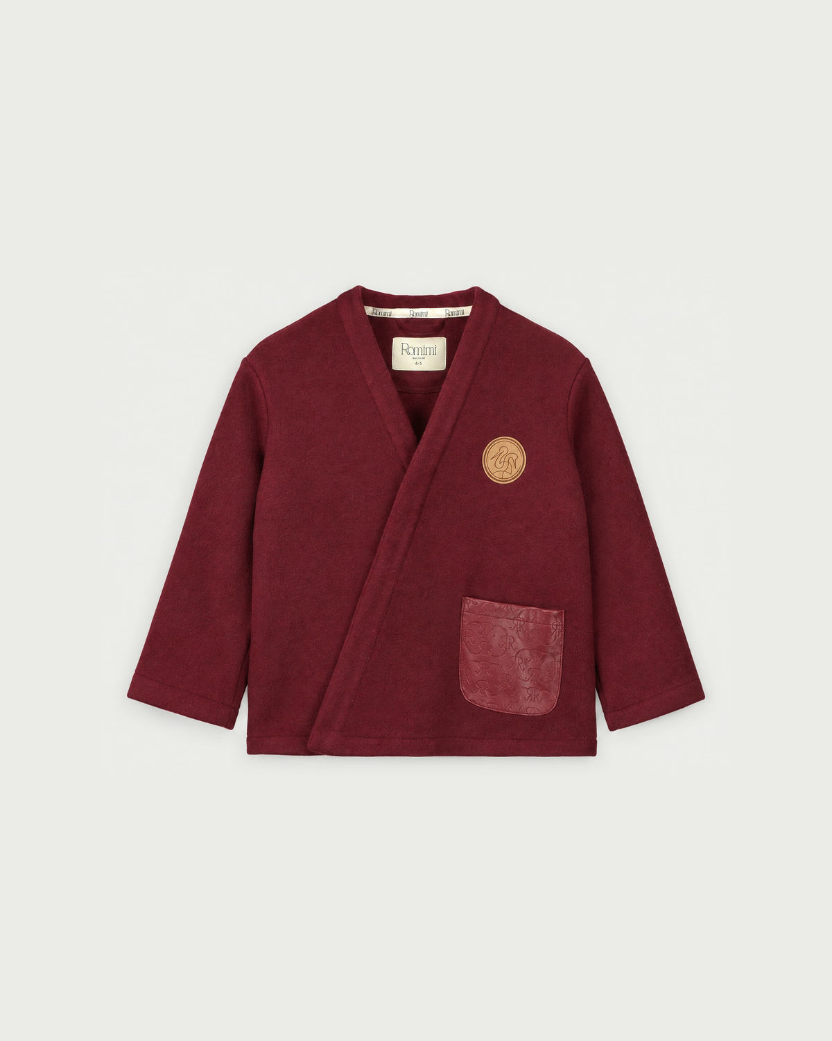 Romimi Atelier Kimono Overshirt for kids, front view