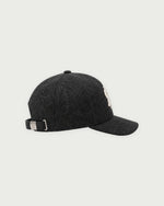 Romimi Baseball Cap in Black, kids product shot, back view