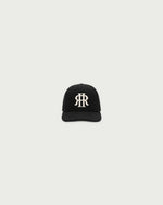Romimi Baseball Cap in Black, kids product shot, front view