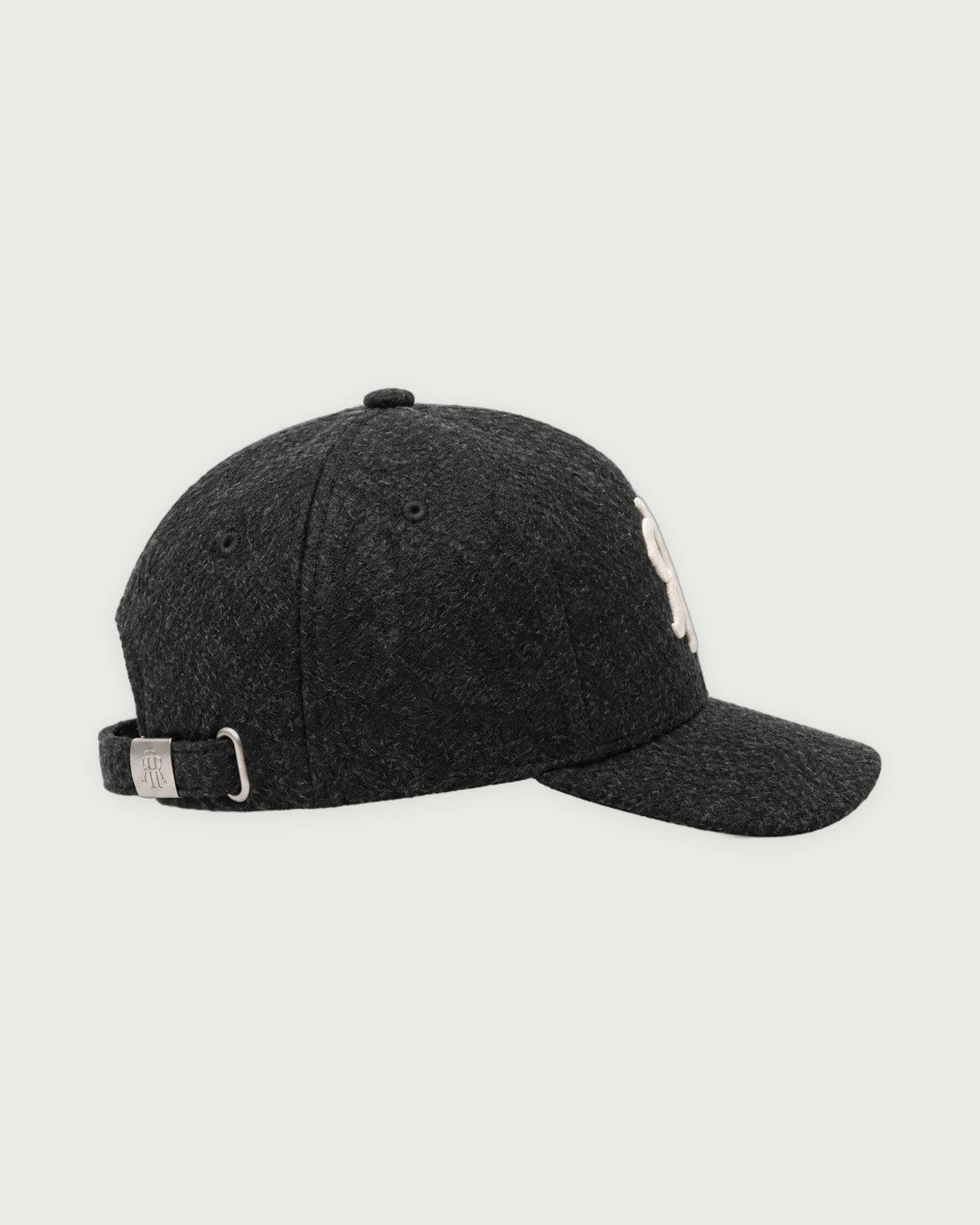 Romimi Baseball Cap in Black, adult product shot, back view