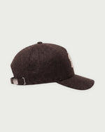 Romimi Baseball Cap in Chocolate, adult product shot, back view