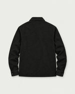Romimi Brushed Overshirt in Black, back view