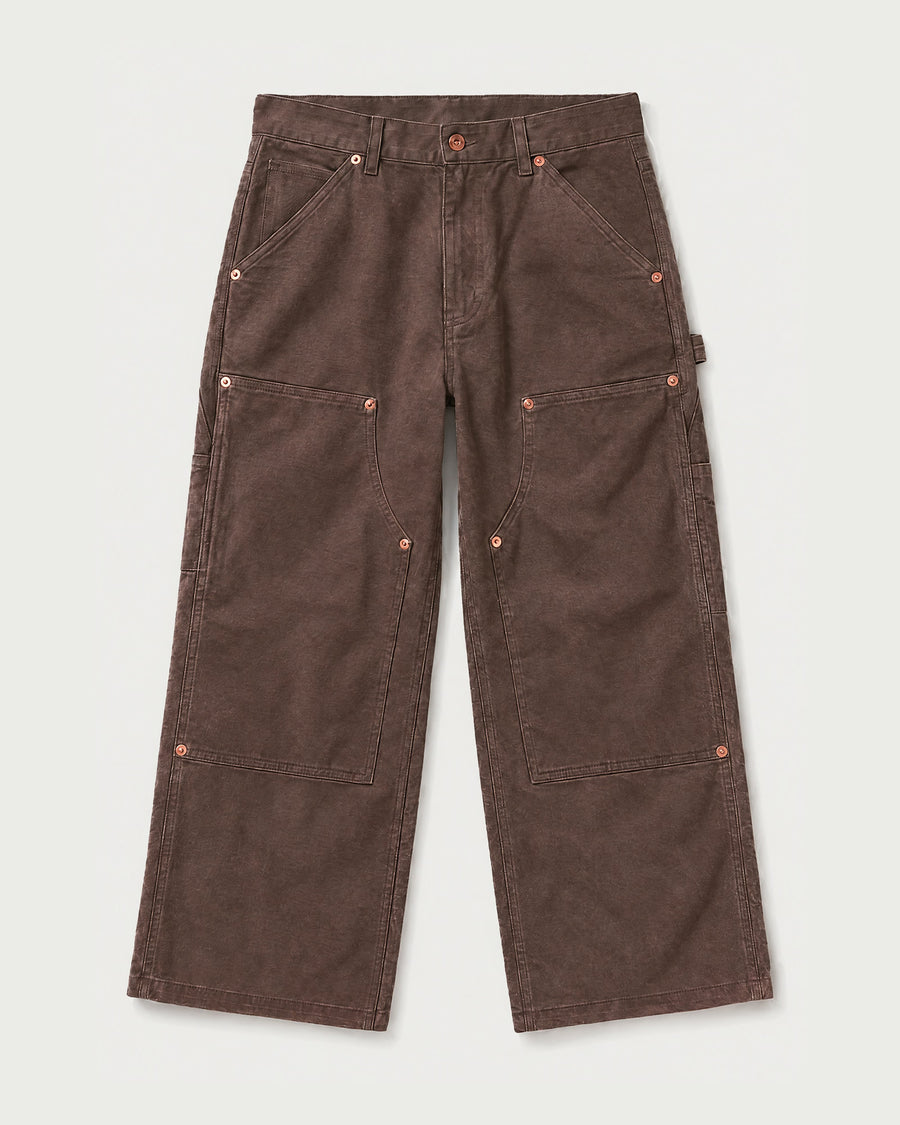 Romimi Carpenter Pant - Chocolat, front view