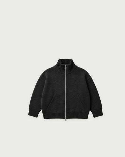 Core Zip Sweater - Black - Boy