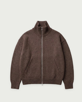 Core Zip Sweater - Chocolat - Adult