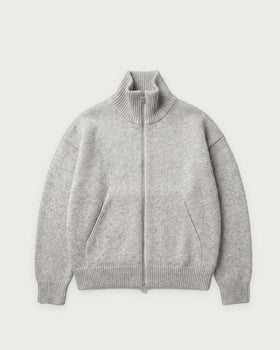 Core Zip Sweater - Grey Melange - Adult