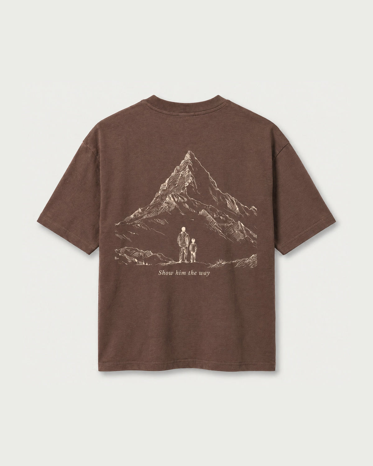 Romimi Graphic Tee - Chocolat, back view