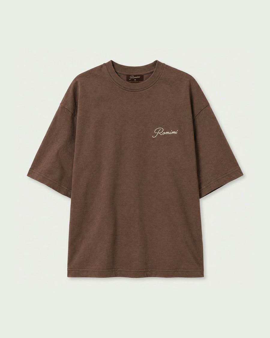 Romimi Graphic Tee - Chocolat, front view