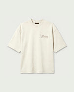 Romimi Graphic Tee - Beige, front view
