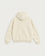 Romimi Heavyweight Hoodie in Ecru, back view