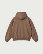 Romimi Heavyweight Hoodie in Mocha, back view