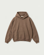 Romimi Heavyweight Hoodie in Mocha, front view