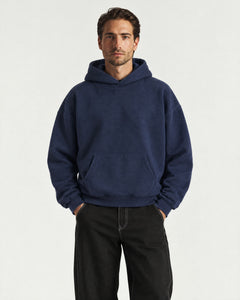 Hoodie épais - Marine - Adulte
