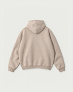 Romimi Heavyweight Hoodie in Sand, back view